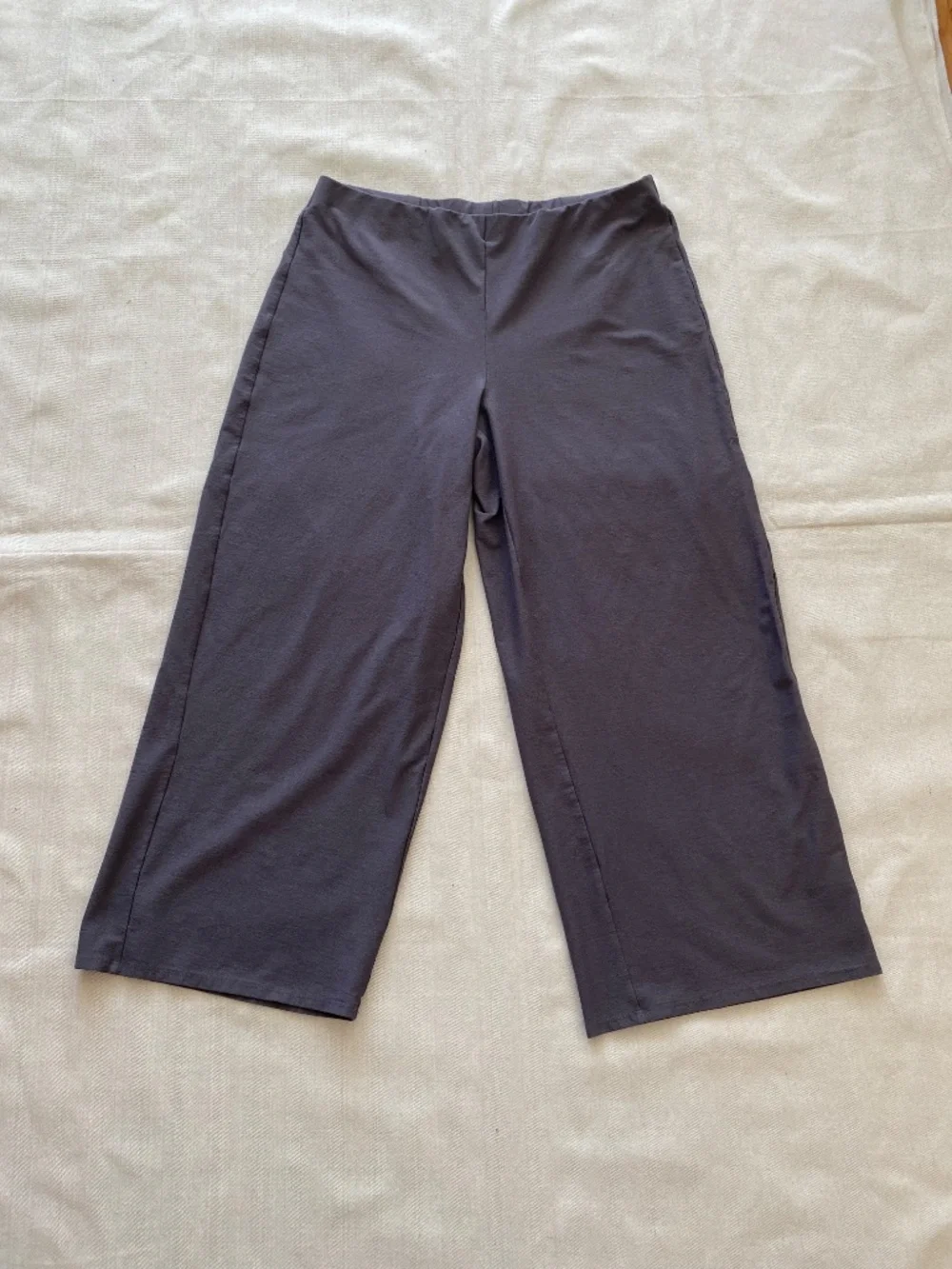 Eileen Fisher Washable Stretch Crepe Wide-Leg Pant Size L - Picture 2 of 5